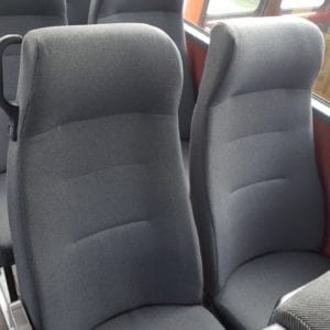 Reisebus Sitze von vorne