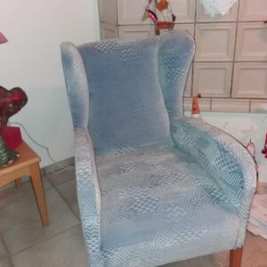 Alte blaue Sessel